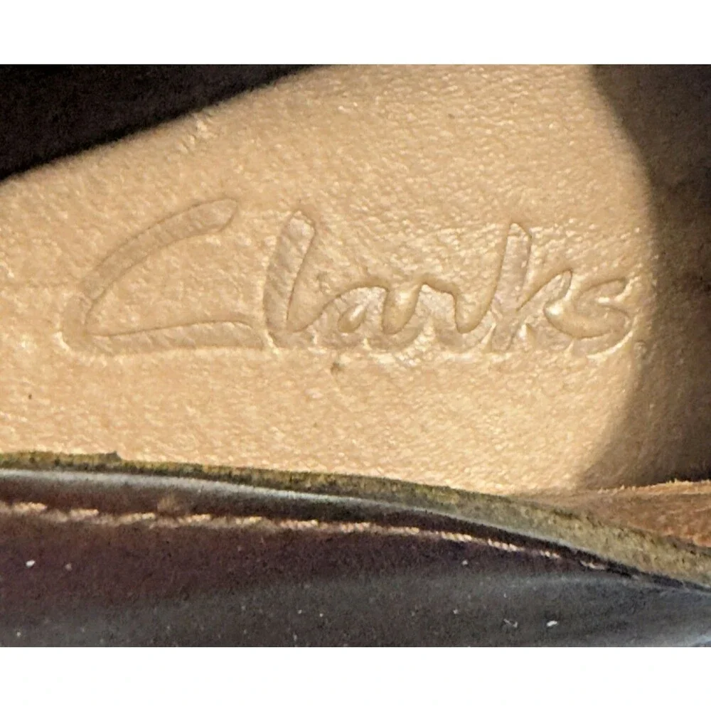 Clarks Active Air 37322 Shoes Men's 9M Dark Brown Leather Lace Up Derby Oxford